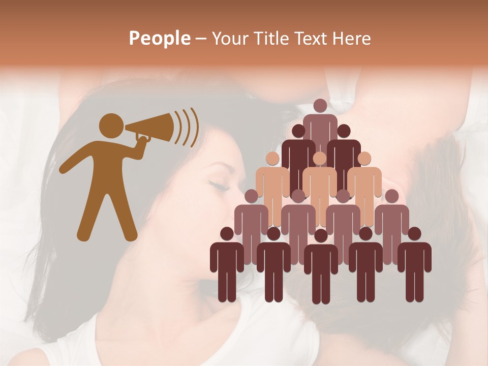 Hug Attractive Marriage PowerPoint Template