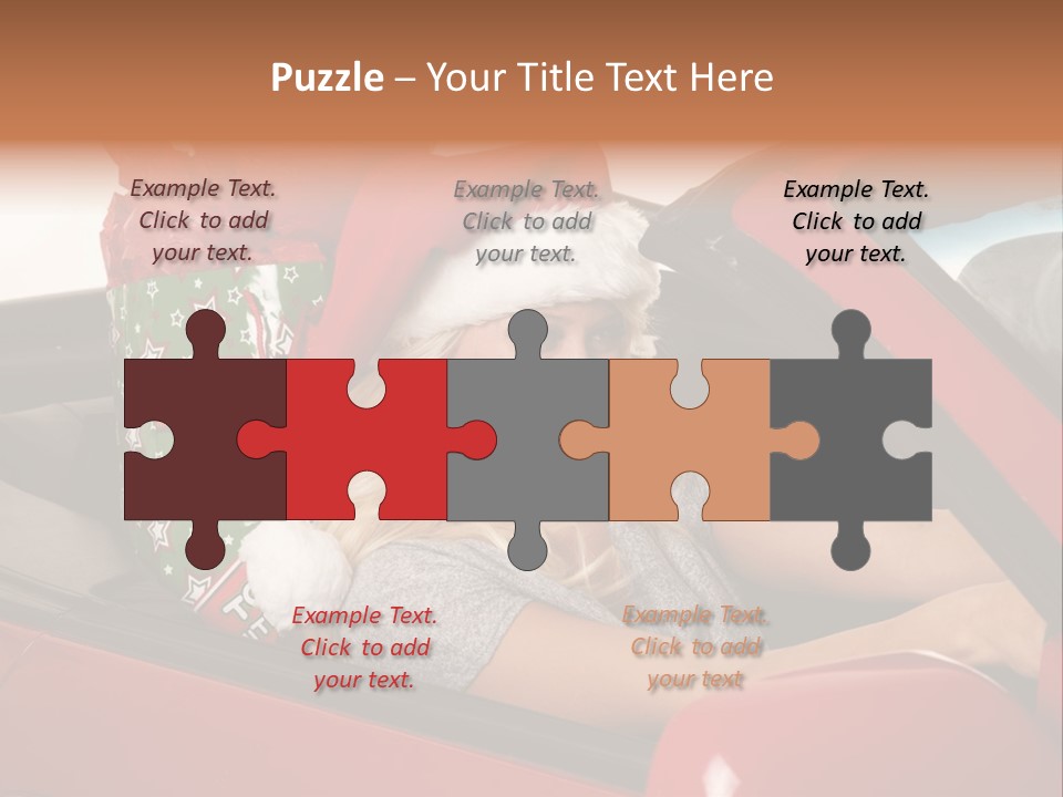 Fashion Slim Expression PowerPoint Template