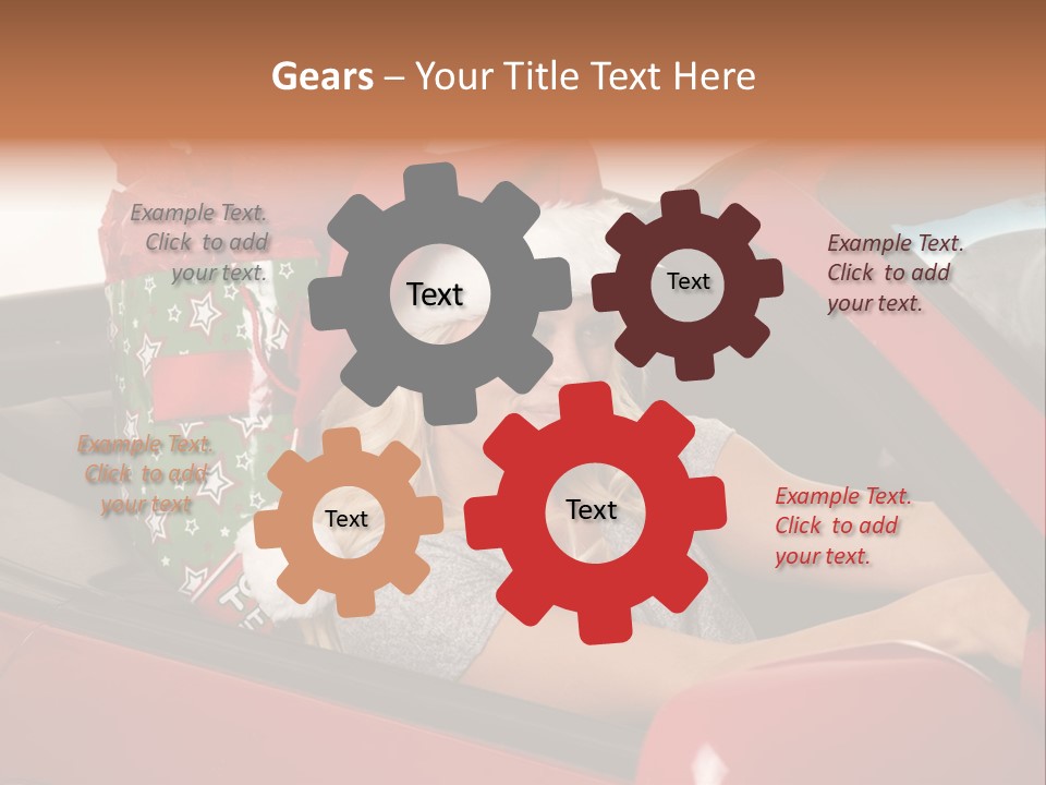 Fashion Slim Expression PowerPoint Template