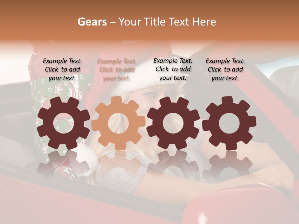 Fashion Slim Expression PowerPoint Template