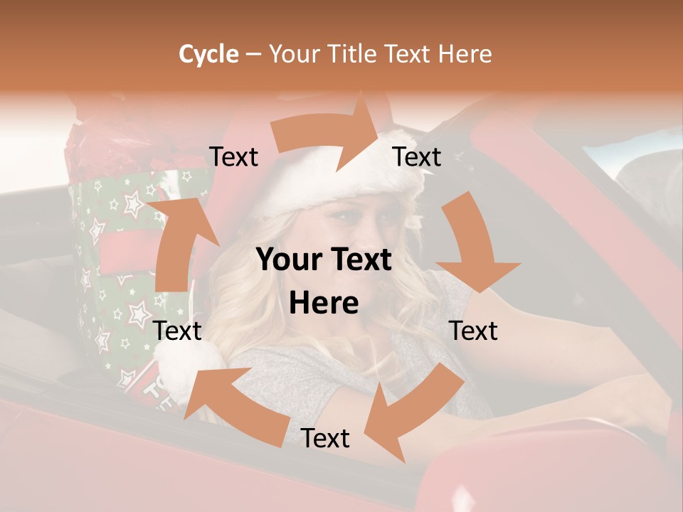Fashion Slim Expression PowerPoint Template
