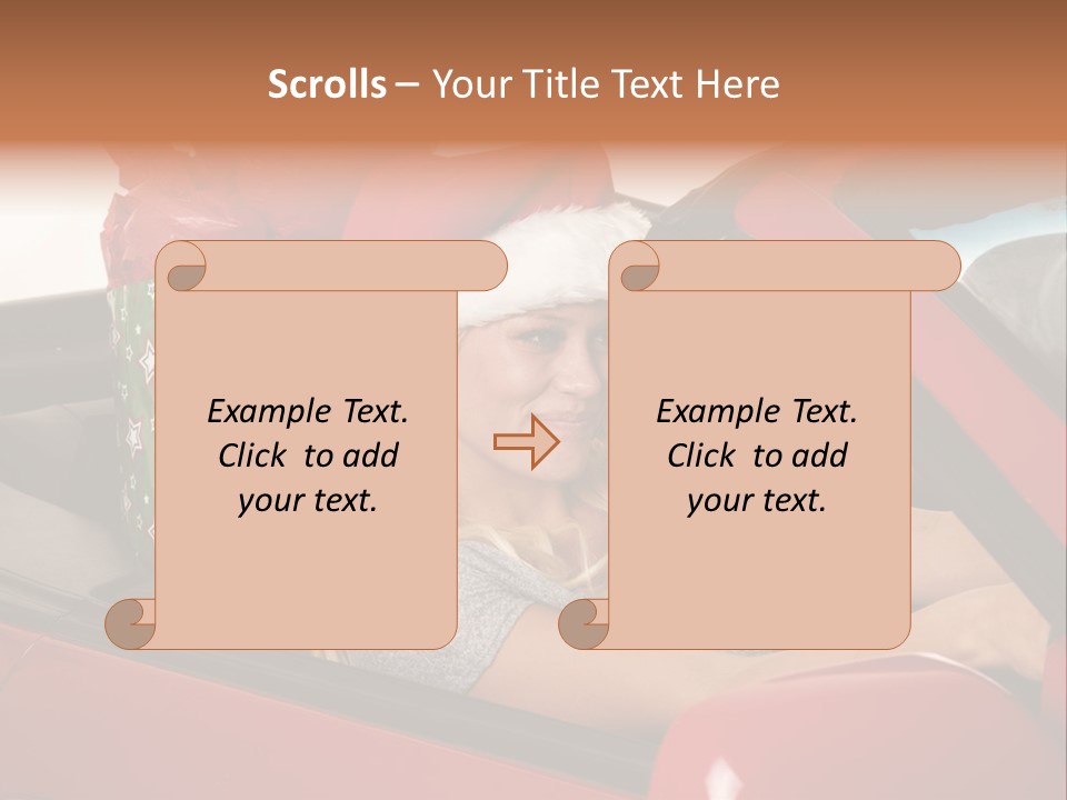 Fashion Slim Expression PowerPoint Template