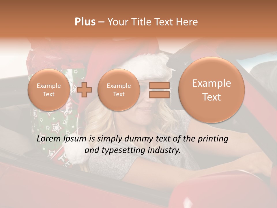 Fashion Slim Expression PowerPoint Template