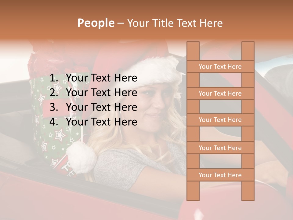 Fashion Slim Expression PowerPoint Template