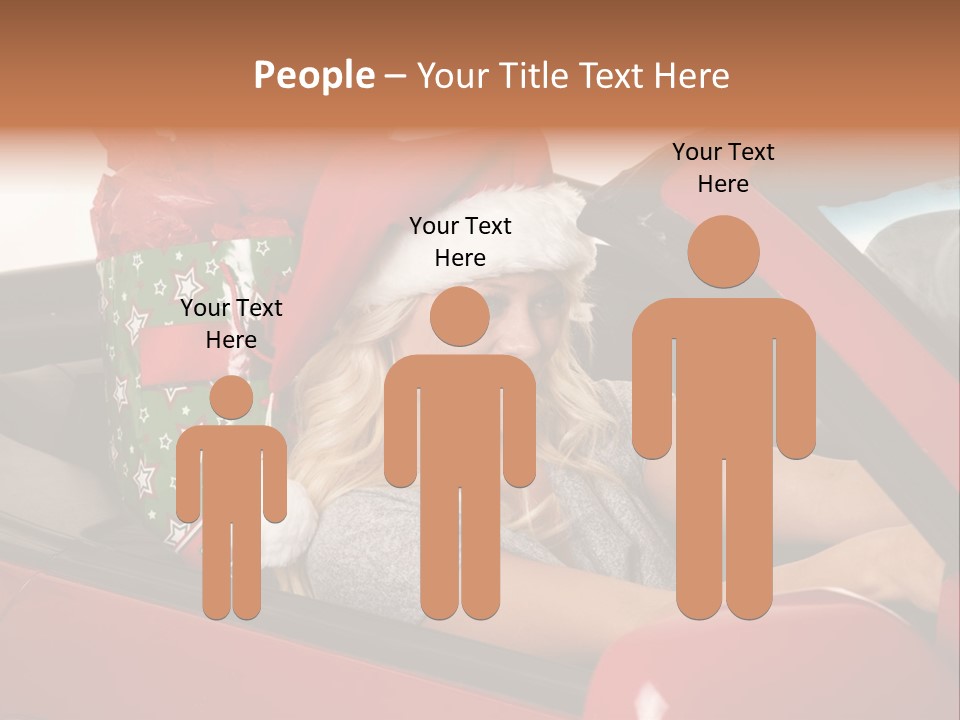 Fashion Slim Expression PowerPoint Template