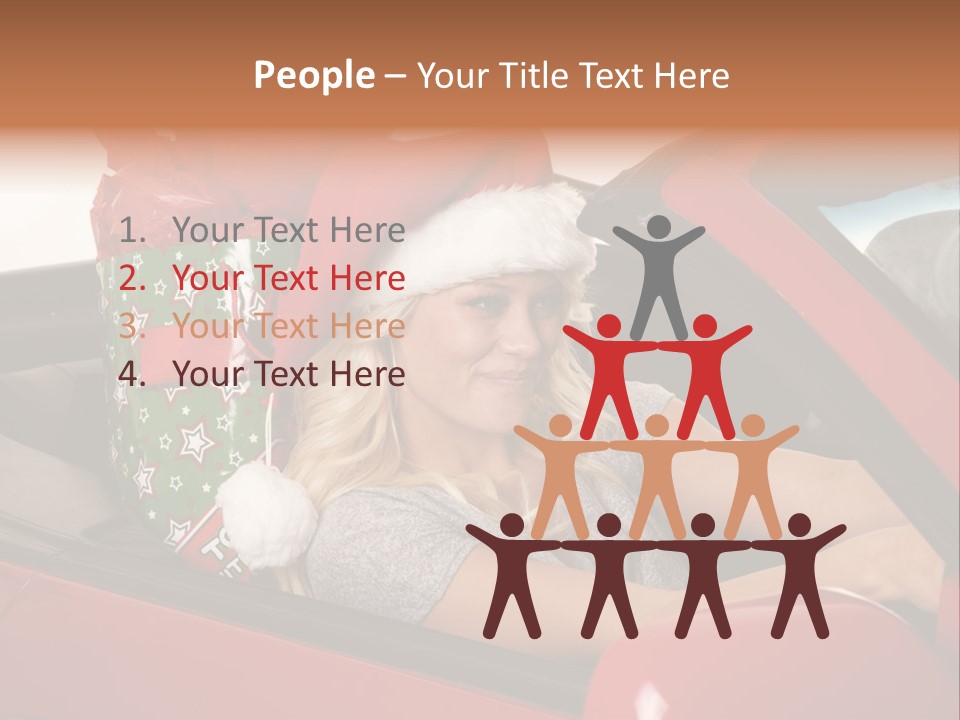 Fashion Slim Expression PowerPoint Template