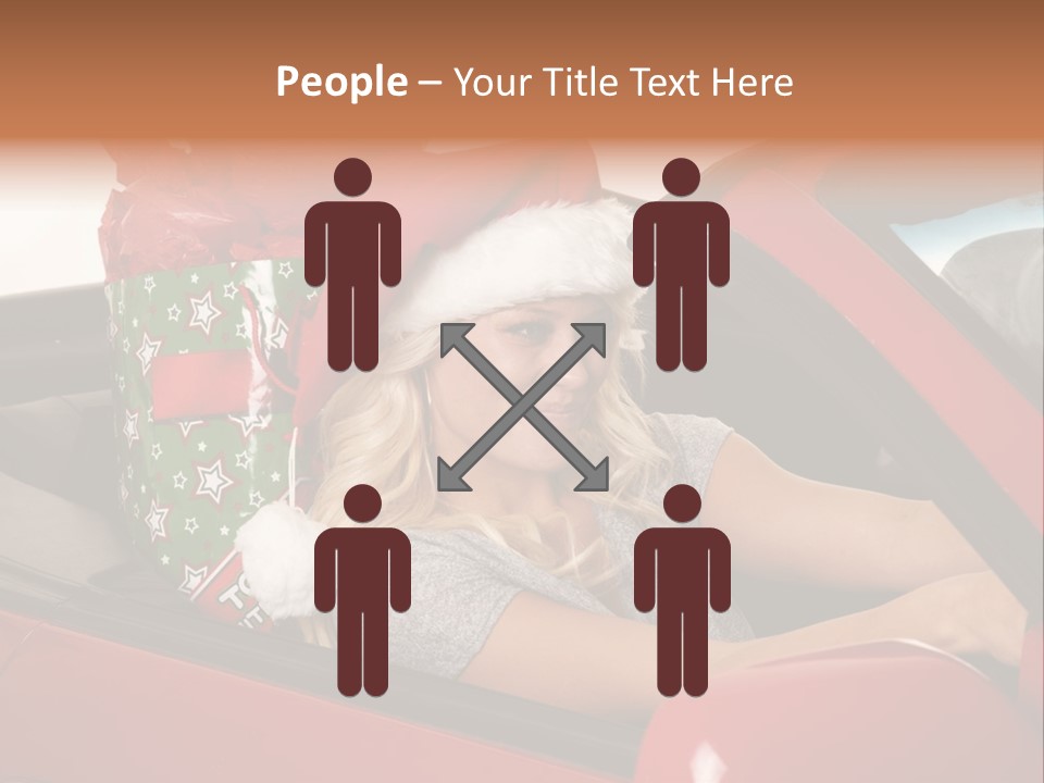 Fashion Slim Expression PowerPoint Template