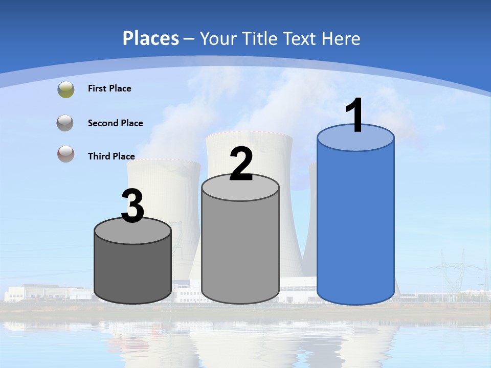 Station Pollution Turbine PowerPoint Template