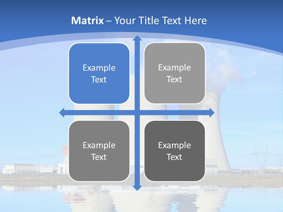 Station Pollution Turbine PowerPoint Template