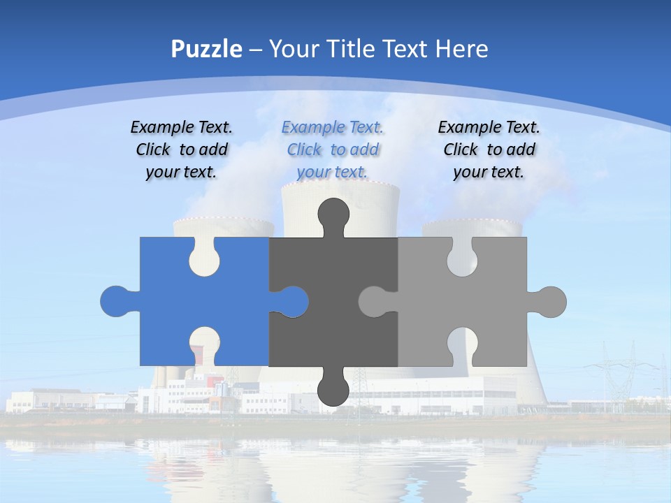 Station Pollution Turbine PowerPoint Template