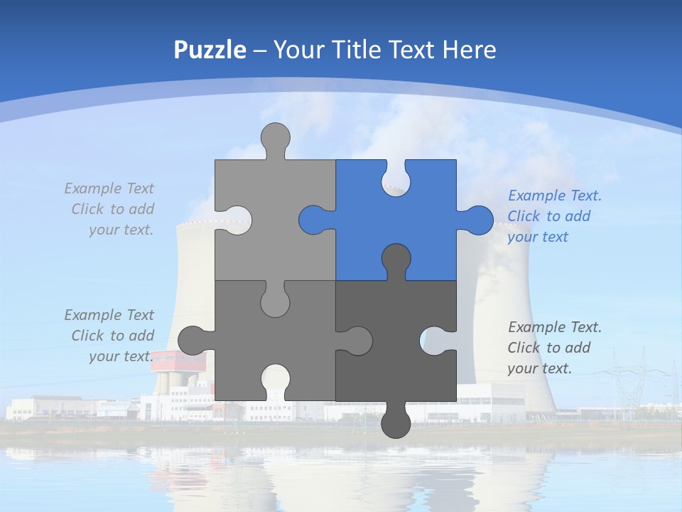 Station Pollution Turbine PowerPoint Template