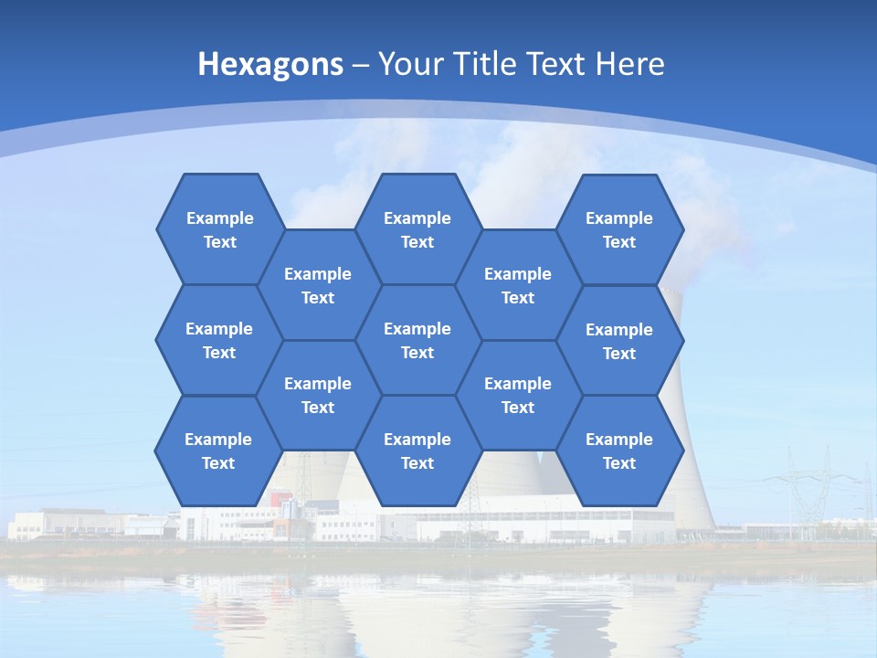Station Pollution Turbine PowerPoint Template