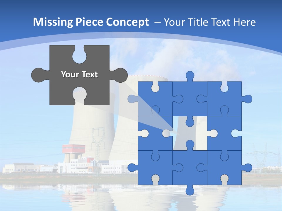 Station Pollution Turbine PowerPoint Template