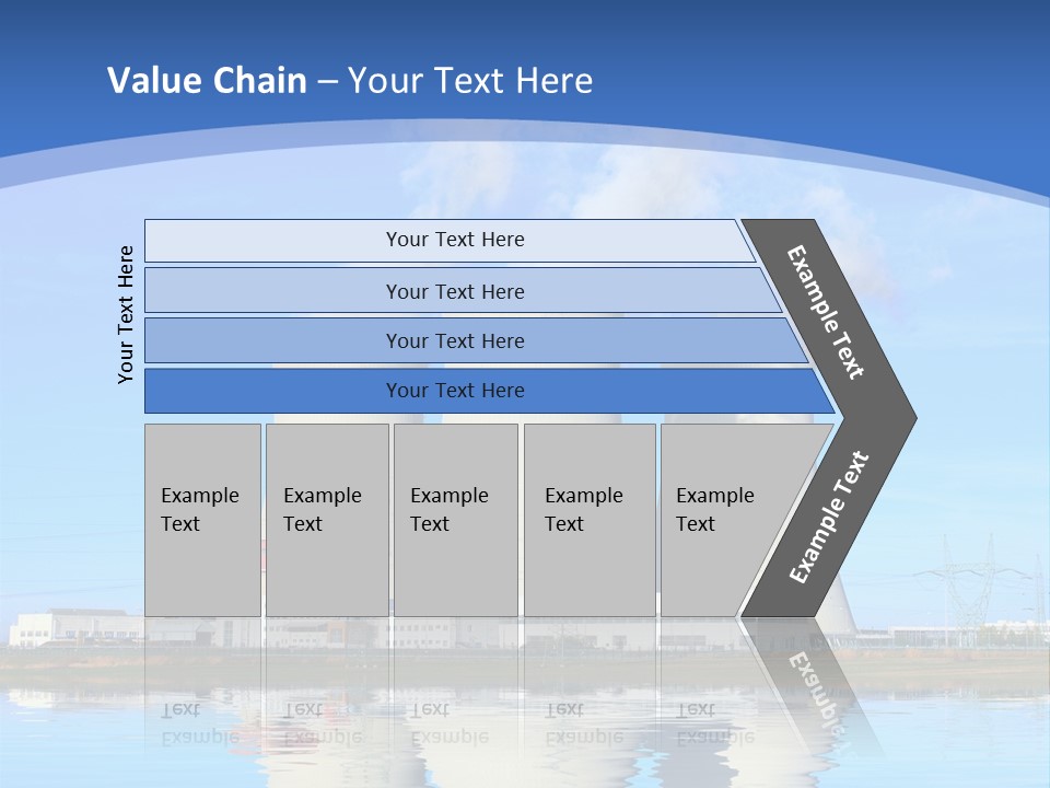 Station Pollution Turbine PowerPoint Template