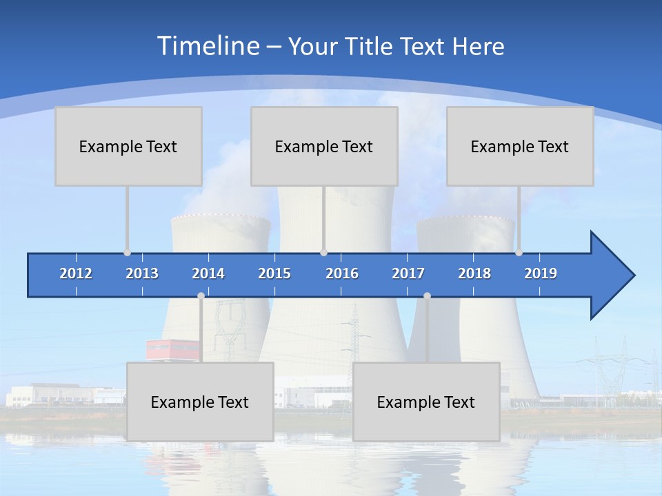 Station Pollution Turbine PowerPoint Template