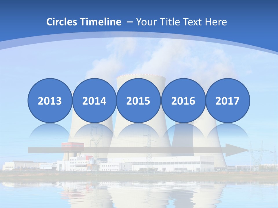 Station Pollution Turbine PowerPoint Template