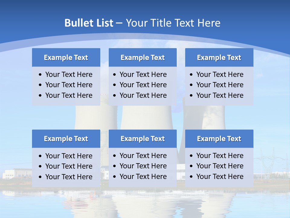 Station Pollution Turbine PowerPoint Template