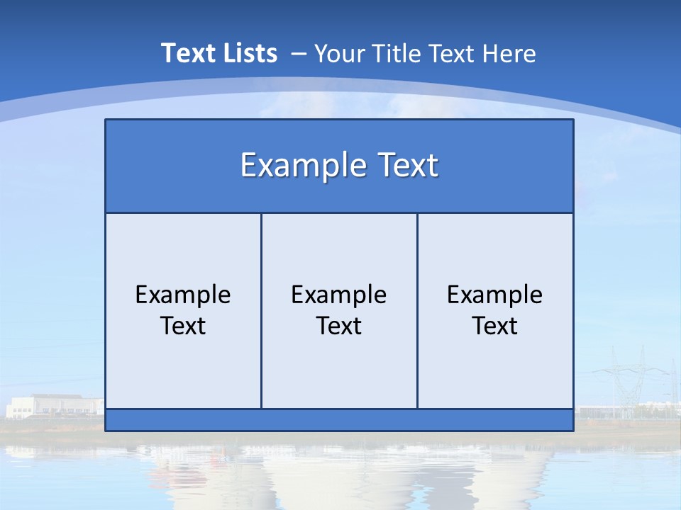 Station Pollution Turbine PowerPoint Template