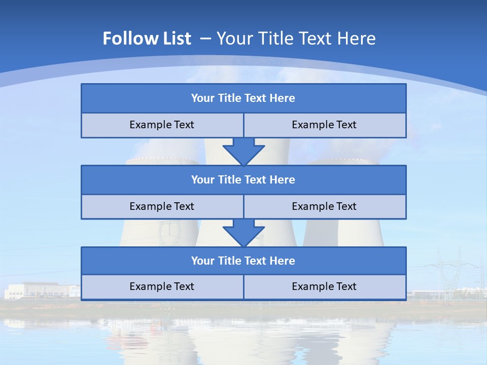 Station Pollution Turbine PowerPoint Template
