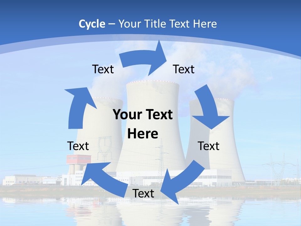 Station Pollution Turbine PowerPoint Template