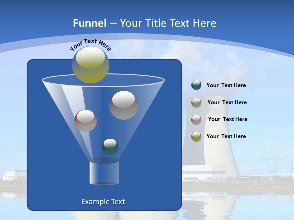 Station Pollution Turbine PowerPoint Template