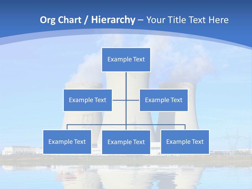 Station Pollution Turbine PowerPoint Template