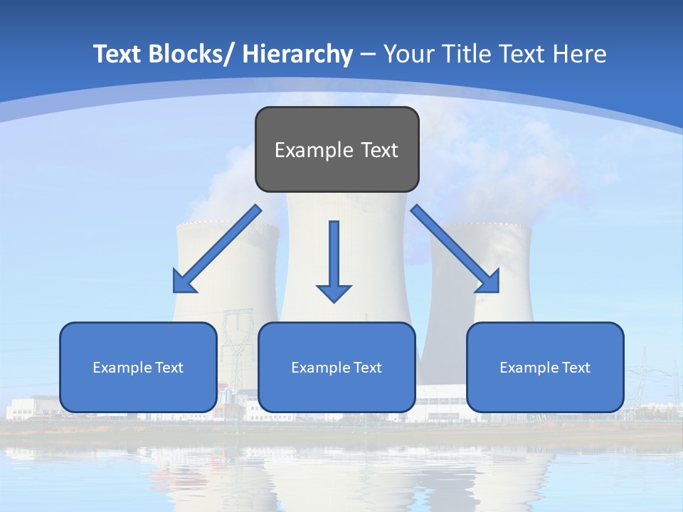 Station Pollution Turbine PowerPoint Template