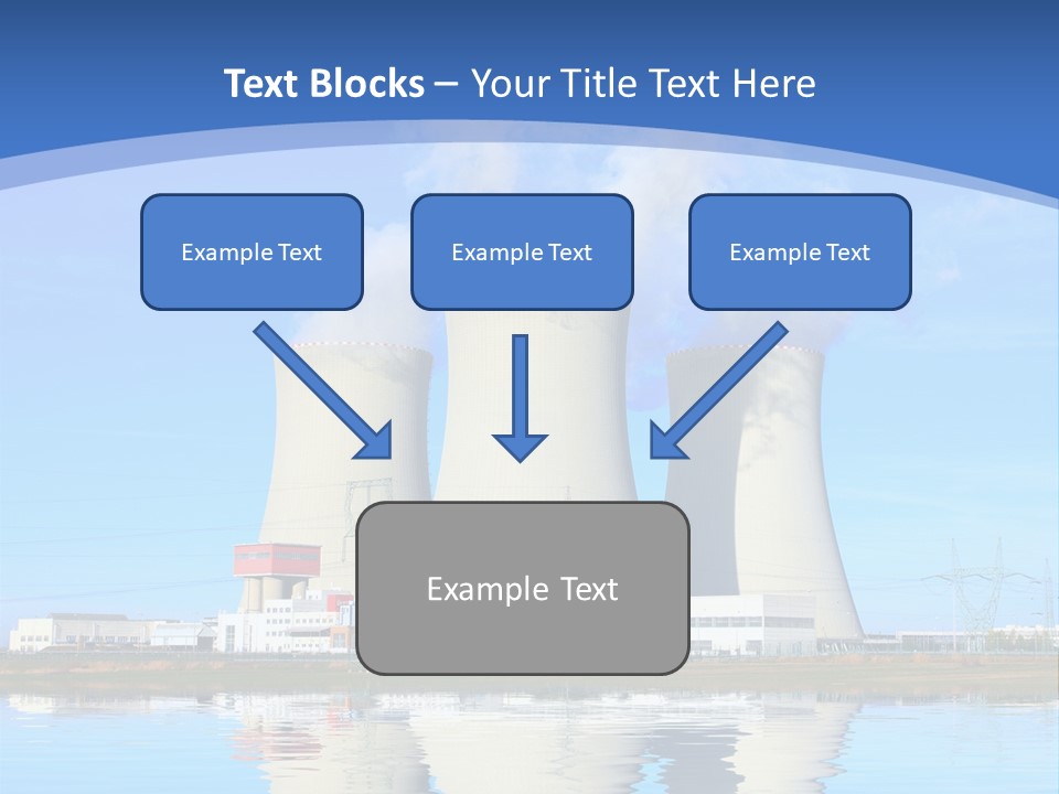 Station Pollution Turbine PowerPoint Template