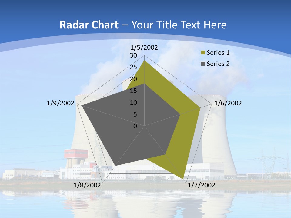 Station Pollution Turbine PowerPoint Template