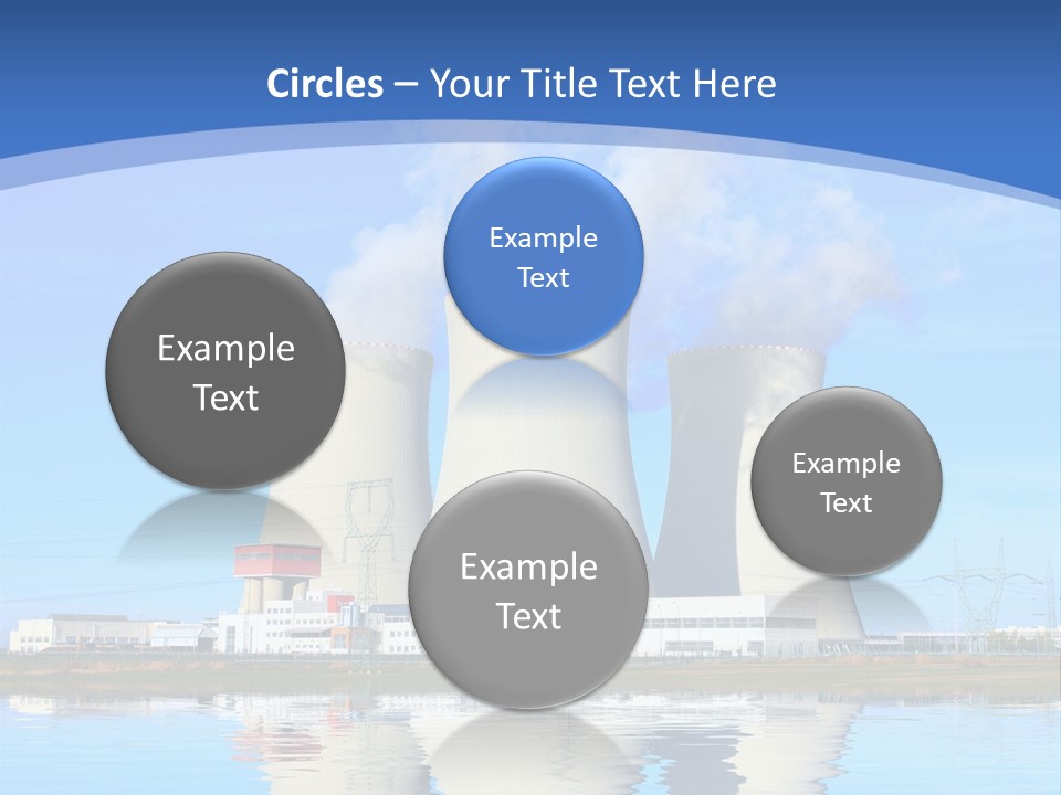 Station Pollution Turbine PowerPoint Template