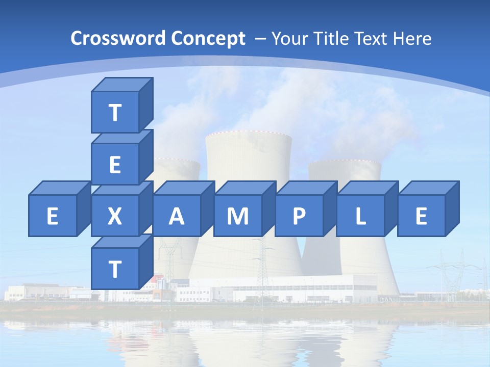 Station Pollution Turbine PowerPoint Template