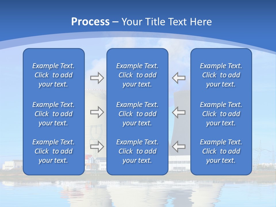 Station Pollution Turbine PowerPoint Template