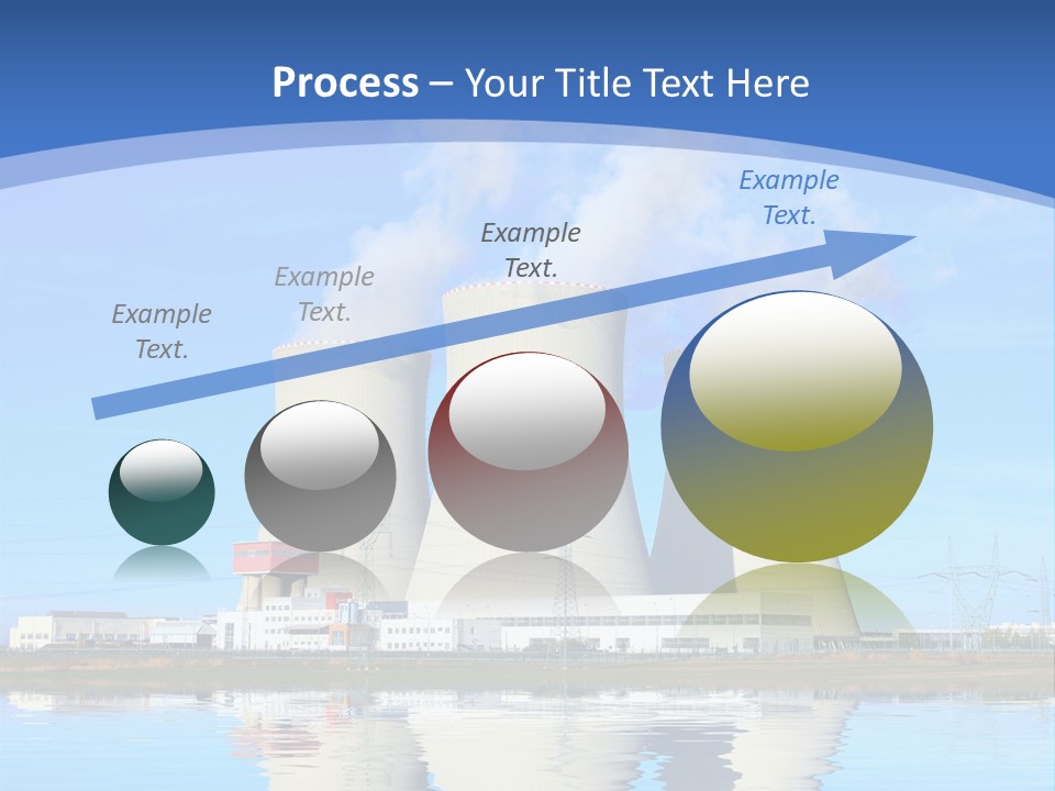 Station Pollution Turbine PowerPoint Template