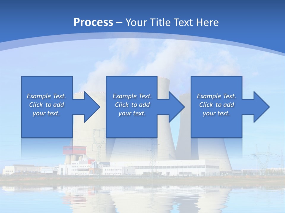Station Pollution Turbine PowerPoint Template