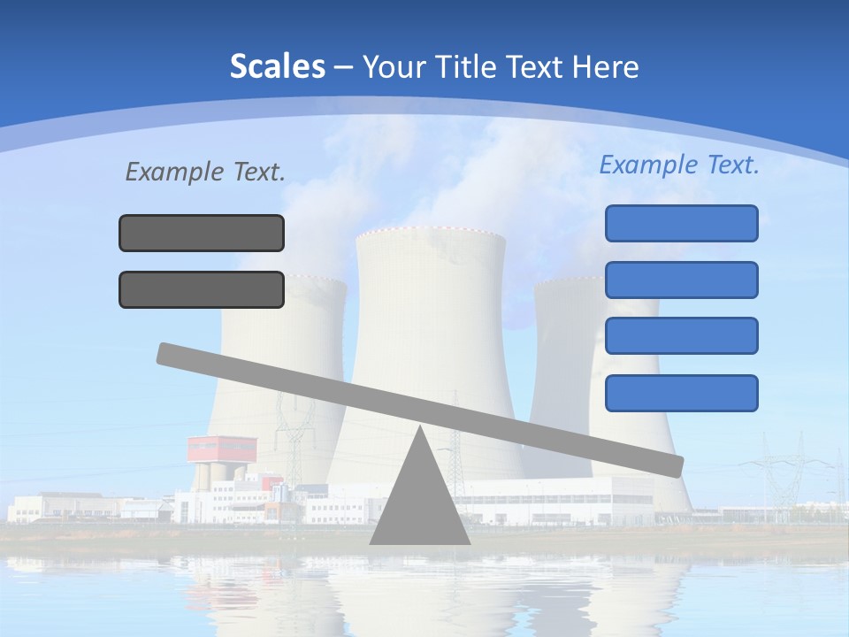 Station Pollution Turbine PowerPoint Template
