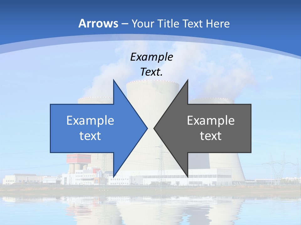 Station Pollution Turbine PowerPoint Template