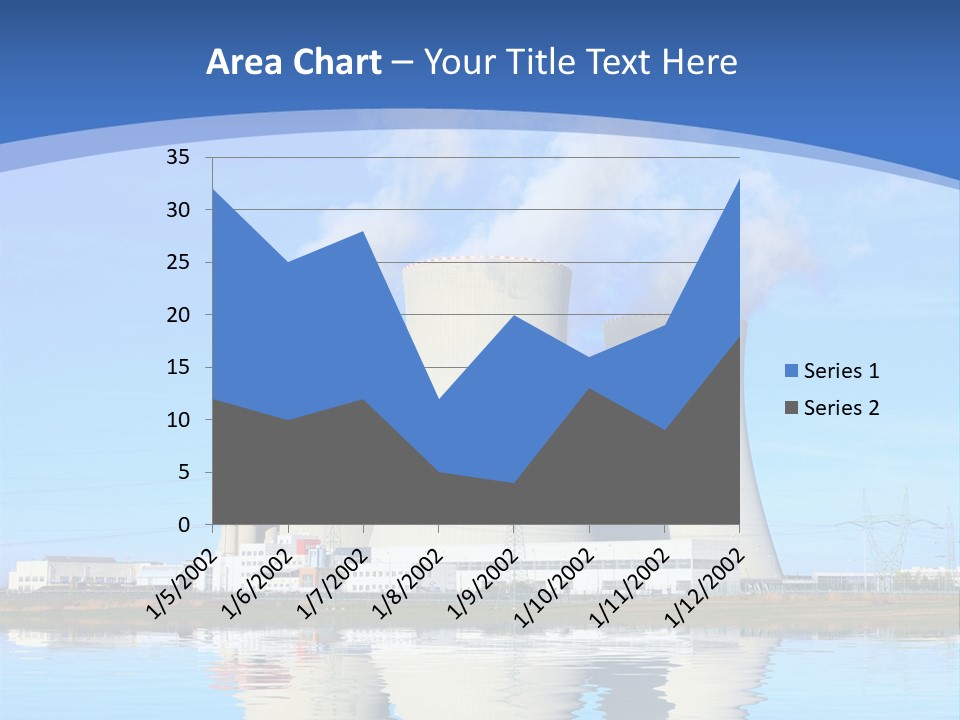 Station Pollution Turbine PowerPoint Template