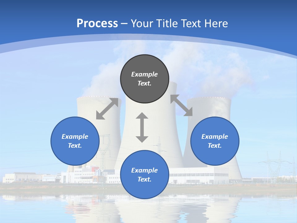 Station Pollution Turbine PowerPoint Template