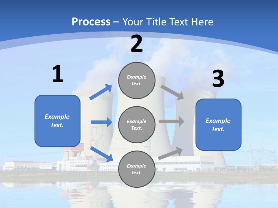 Station Pollution Turbine PowerPoint Template