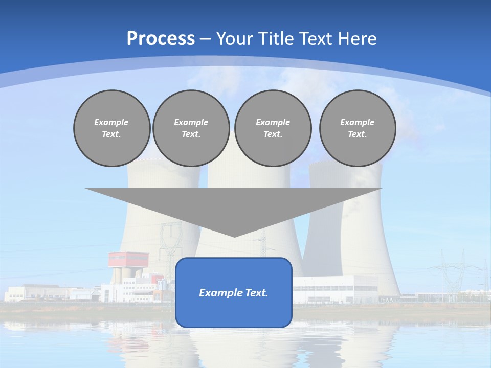 Station Pollution Turbine PowerPoint Template