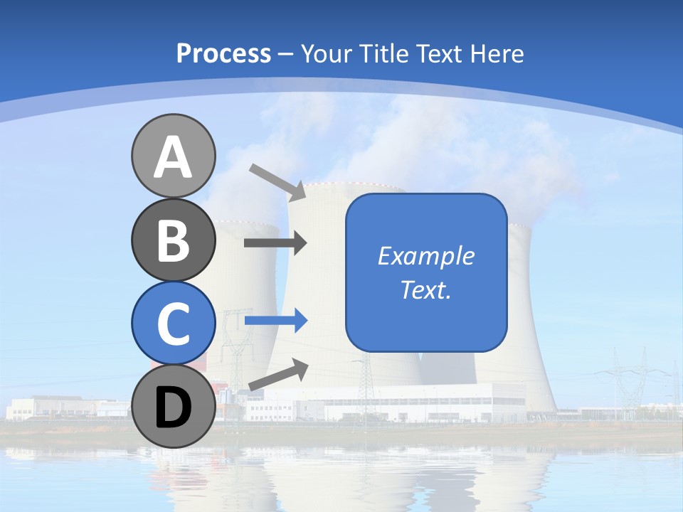 Station Pollution Turbine PowerPoint Template