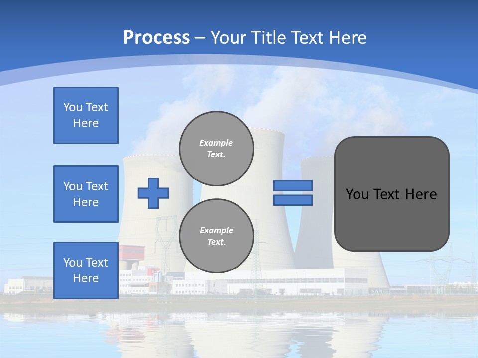 Station Pollution Turbine PowerPoint Template