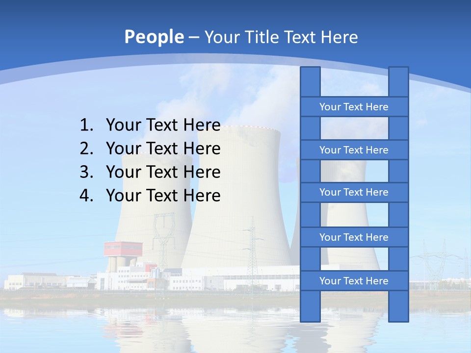 Station Pollution Turbine PowerPoint Template