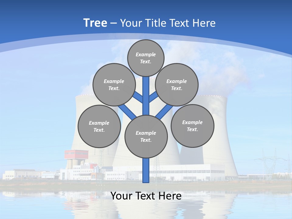 Station Pollution Turbine PowerPoint Template