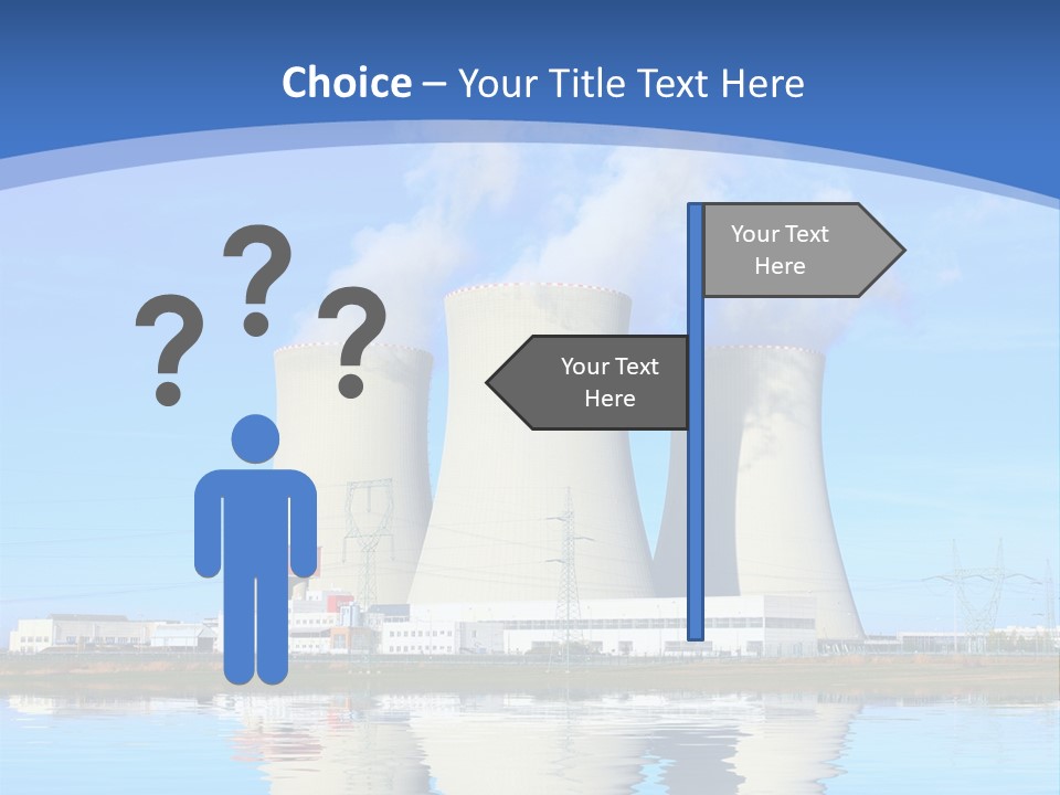 Station Pollution Turbine PowerPoint Template