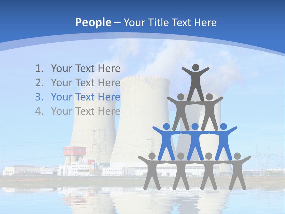 Station Pollution Turbine PowerPoint Template