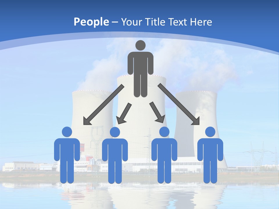 Station Pollution Turbine PowerPoint Template