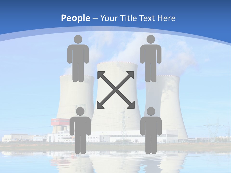 Station Pollution Turbine PowerPoint Template