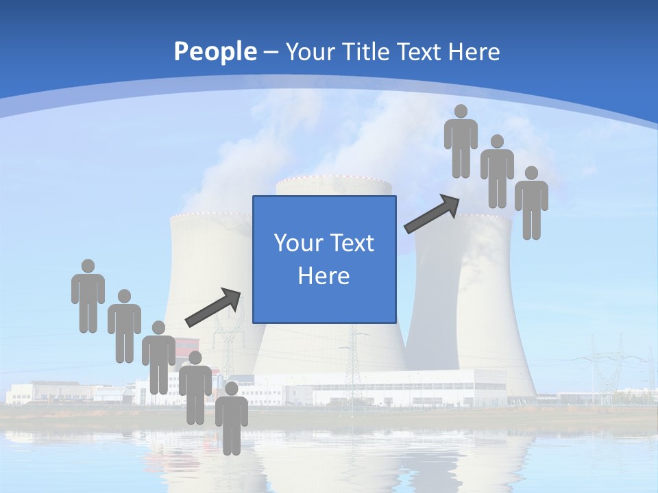 Station Pollution Turbine PowerPoint Template