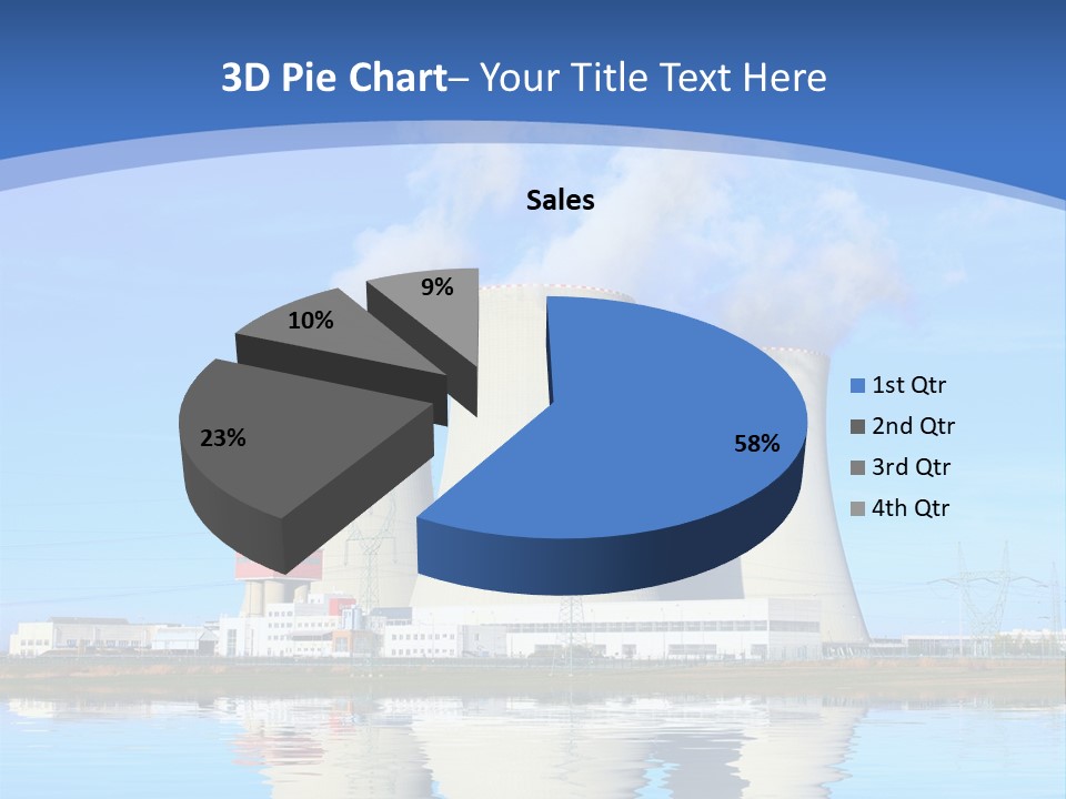 Station Pollution Turbine PowerPoint Template